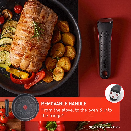 Tefal Ingenio XL Force Frypan Set With Handle, Size 22,26 cm, Black - L1589011 Tefal Ingenio XL Force Frypan Set With Handle, Size 22,26 cm, Black - L1589011